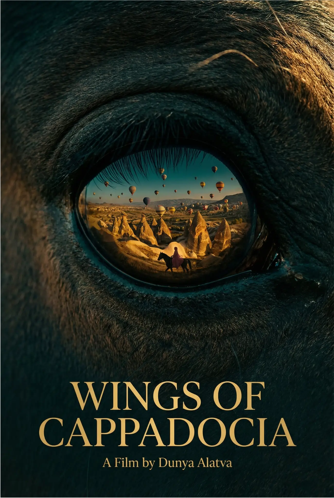 Wings of Cappadocia - Horse Eye Poster