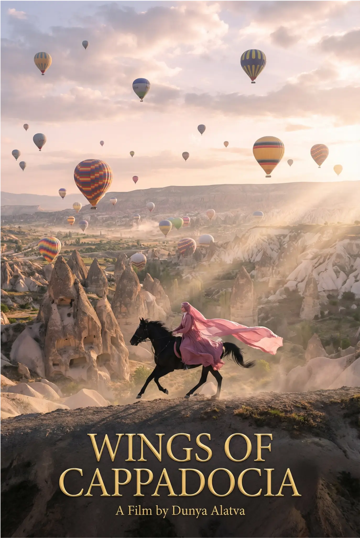 Wings of Cappadocia - Morning Ride Poster